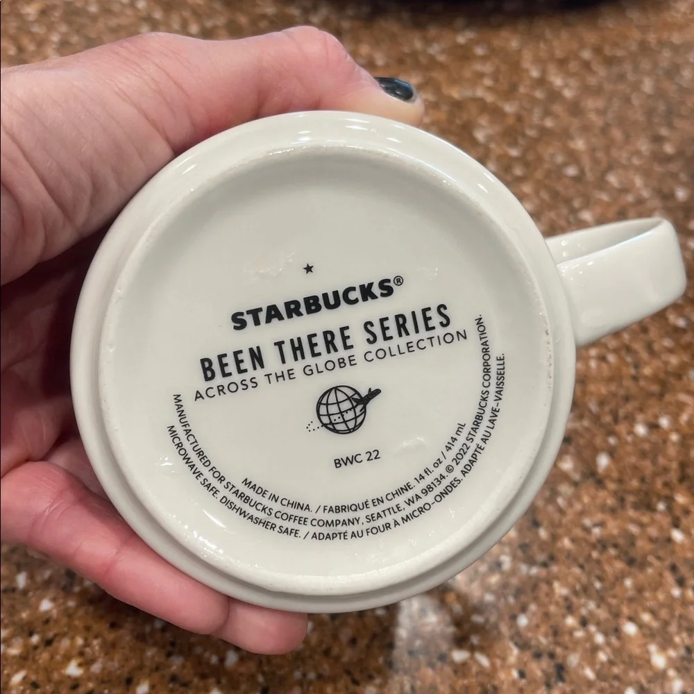 Starbucks Been There Series California Mug with Red and White Design
